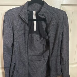 Lululemon Athletica Charcoal Zip-Up Jacket
